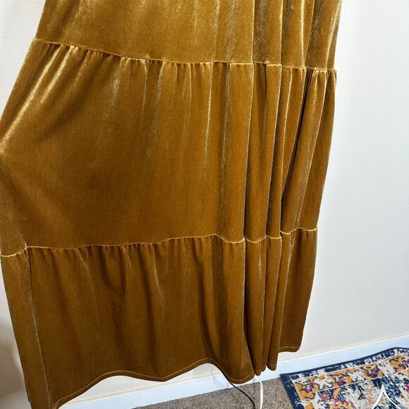 Baltic Born Artemis Velvet Maxi Dress Womens Size M Holiday Party Boho Fairy - Picture 5 of 9